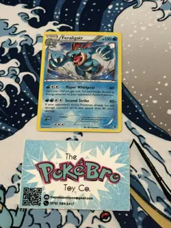 Pokemon TCG Feraligatr Holo Rare Card 17/119 XY Phantom Forces - Image 1