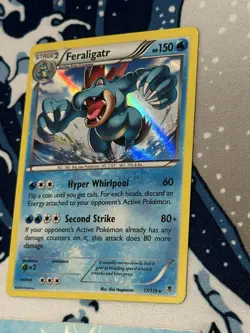 Pokemon TCG Feraligatr Holo Rare Card 17/119 XY Phantom Forces - Image 3