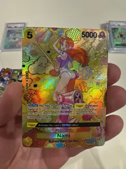 One Piece Nami (SP) OP08-106 Emperors in the New World Foil Custom Card - Image 1