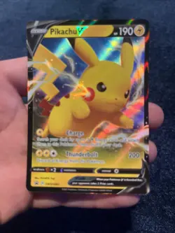 LOT OF 2 ~ Pikachu V SWSH061 SWSH: Sword & Shield Promo Cards Holo - Image 3