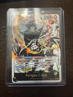 Portgas.D.Ace ST13-002 Leader English One Piece CCG Card Near Mint Condition - Image 1