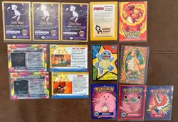Pokemon Vintage Lot, Tops Blue Label, Catch Mew, Movie Cards. Nintendo, Pickachu - Image 1