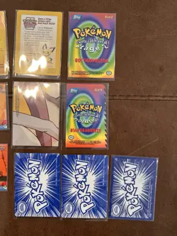 Pokemon Vintage Lot, Tops Blue Label, Catch Mew, Movie Cards. Nintendo, Pickachu - Image 4