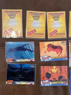 Pokemon Vintage Lot, Tops Blue Label, Catch Mew, Movie Cards. Nintendo, Pickachu - Image 5