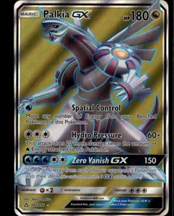 Palkia GX Full Art Ultra Rare SM Ultra Prism 147/156 Dragon Holo Pokemon Card - Image 1