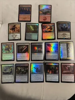 Lot Of Magic The Gathering Foil Cards - Image 1