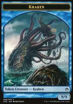Kraken - Non-Foil Token - ta25 - 6 | MTG Card - Image 3
