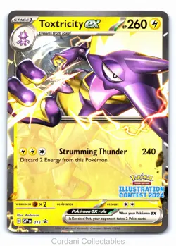 Toxtricity EX SVP215 - Illustration Contest 2024 - Pokemon Card - Near Mint - Image 1