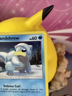 Sun & Moon Promo Alolan Sandshrew 19A/145 Cosmos Holo Pokemon Card (1242) - Image 3