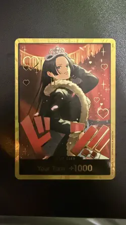 EB03 DON!! Card (Boa Hancock) (Gold) - Image 1