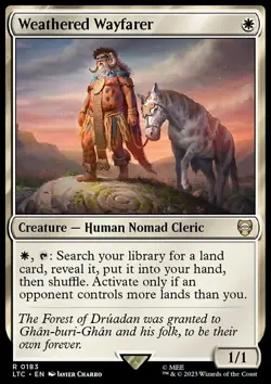 Weathered Wayfarer - Non-Foil - LTC - 183 | MTG Card - Image 3