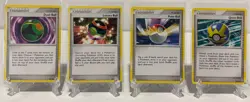 Pokemon Ball 4 Card lot Dusk 80/100, Luxury 86/100, Poke 113/12, Quick 86/100 LP - Image 1