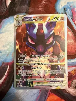 Lucario VSTAR SWSH291 SWSH: Sword & Shield Promo Card Holo NM - Image 1