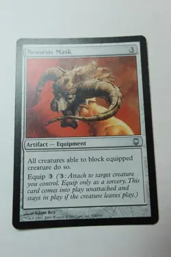 MTG Nemesis Mask x1- -Darksteel-Lightly Played - Image 1