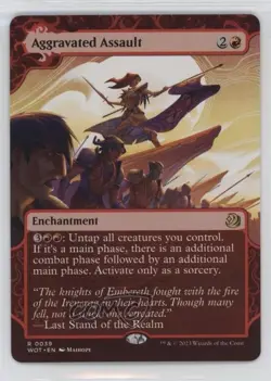 Aggravated Assault Magic: Wilds of Eldraine: Enchanting Tales WOT #0039 - Image 1