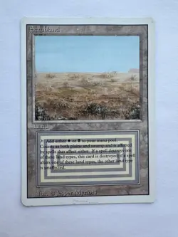 Magic: The Gathering MTG - Scrubland (3rd Edition) Lightly Played - Image 1