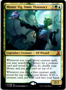 Momir Vig, Simic Visionary (Foil) From the Vault: Lore, 9 NM - Image 1