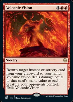 Volcanic Vision [Commander 2021] Magic MTG - Image 1