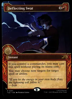 Deflecting Swat (Showcase) Avatar: The Last Airbender: Eternal-Legal Regular MTG - Image 1