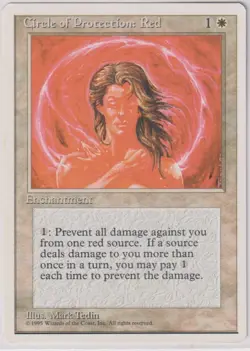 Circle of Protection: Red - Revised Edition Core Set - Magic the Gathering MTG - Image 1