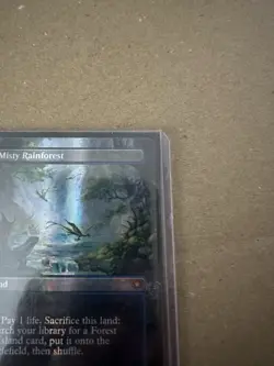Misty Rainforest (Borderless) (Dragonscale Foil) Special Guests Foil - Image 4
