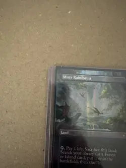 Misty Rainforest (Borderless) (Dragonscale Foil) Special Guests Foil - Image 5