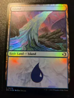 Island 0270 Foil Land Lorwyn Eclipsed Magic: The Gathering - Image 1