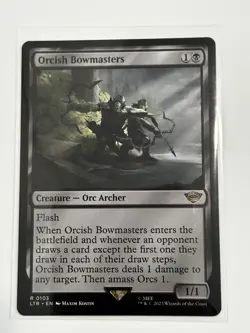 Magic: The Gathering Orcish Bowmasters LOTR Creature Rare 103 Regular EN - Image 1