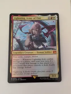 Lightning, Army of One Foil - Final Fantasy MTG English - Image 1