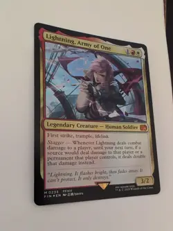 Lightning, Army of One Foil - Final Fantasy MTG English - Image 2