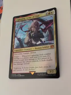 Lightning, Army of One Foil - Final Fantasy MTG English - Image 3