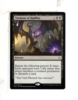 MTG SkeenAB Torment of Hailfire from Hour of Devastation. MP. - Image 1
