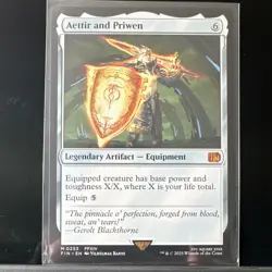 Aettir and Priwen (FFXIV | Artifact, Equipment | Magic: The Gathering | 0253) - Image 1