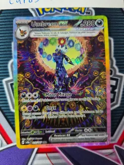 Pokemon TCG Indonesia Umbreon EX SAR 217/187 SV8a NM - Image 2