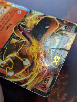 Pokemon TCG Charizard EX 11/106 Holo Flashfire - Damaged - Image 2