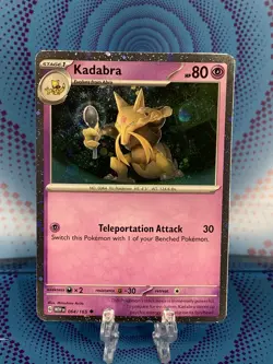 Kadabra 064/165 - Scarlet & Violet 151- Cosmos Holo- Pokemon- Near Mint 🔥🔥🔥 - Image 1