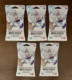 (5)One Piece OP-05 Awakening Of The New Era Sleeved Booster Packs Factory Sealed 810059783591 - Image 1