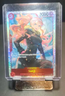 Sanji OP10-005 SR Foil Near Mint English Royal Blood One Piece TCG ENG version - Image 1