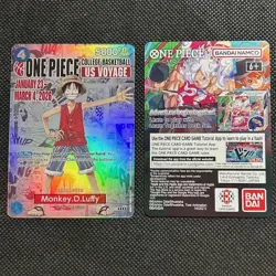 One Piece College Basketball US Voyage Promo Card Monkey D. Luffy - Image 1