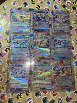 Pokemon Cards Eevee Evolution RR 9 card set sv8a ex Japanese, Mint, Bundle Deal - Image 1
