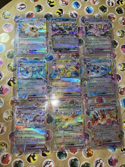 Pokemon Cards Eevee Evolution RR 9 card set sv8a ex Japanese, Mint, Bundle Deal - Image 2