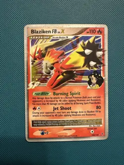 Pokemon Blaziken FB LV.X Holo Ultra Rare Card 142/147 Supreme Victors - Image 1