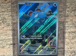 Pokemon TCG Marill Paldea Evolved Holo Card 204/193 Illustration Rare - Image 1