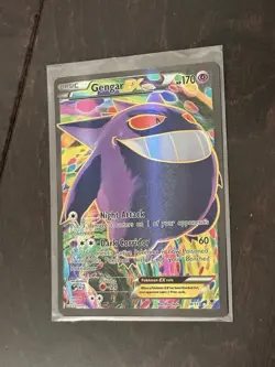 Gengar EX Full Art Ultra Rare Card #114/119 Pokemon XY Phantom Forces - Image 1