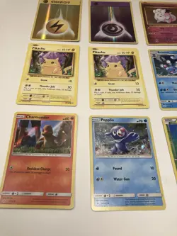 Pokemon Cards Lot of 12 2014-2019 w/ 10 Holographic Cards, 2 2016 Pikachu - Image 2
