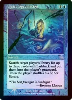 Quiet Speculation - Foil New MTG Judgment LP/EX - Image 1