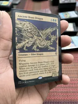 Ancient Brass Dragon (Showcase) Commander Legends: Battle for Baldur's Gate Foil - Image 2