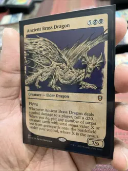 Ancient Brass Dragon (Showcase) Commander Legends: Battle for Baldur's Gate Foil - Image 3