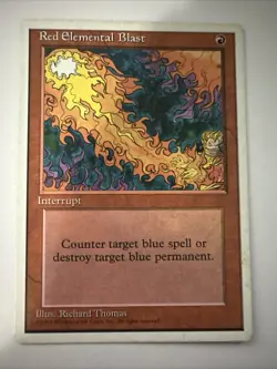 MTG Red Elemental Blast Alternate 4th Edition Regular Common - Image 1
