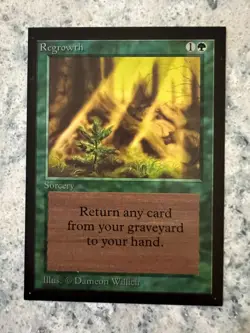 Regrowth - Collectors Edition Intl - NM - MTG - Magic: The Gathering - Image 1